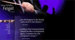 Desktop Screenshot of peterfeigel.de