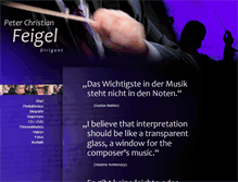 Tablet Screenshot of peterfeigel.de